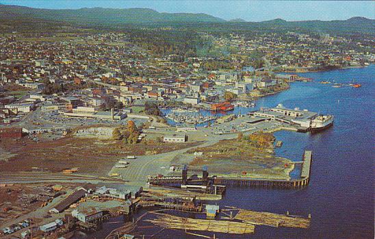 Canada Aerial View Nanaimo British Columbia