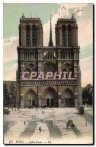 Postcard Old Paris Notre Dame