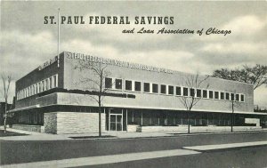 Chicago Illinois St Paul Federal Savings Loan Teich Postcard 20-10738