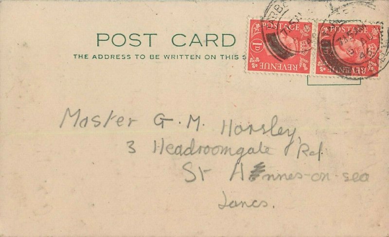 British correspondence post card