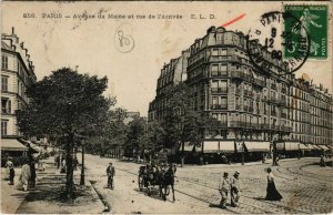 CPA PARIS 15e Avenue du Maine et rue de l'Arrivée (65900)