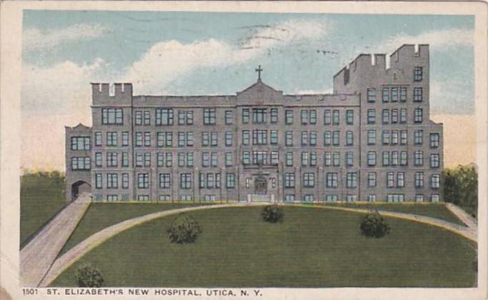 New York Utica St Elizabeth's New Hospital 1918