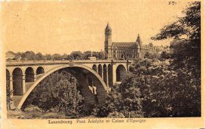 BR16810 Luxembourg Pont Adolphe et Caisse d Epargne