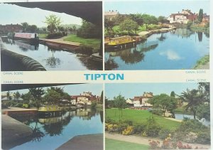 New Vintage Multiview Postcard Tipton West Midlands Canal Scenes