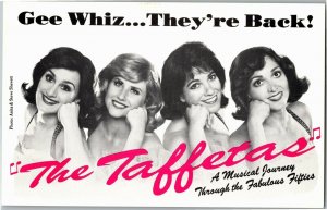 Souvenir of The Taffetas Musical Signed by Peggy Cherry Lane NY Postcard C72