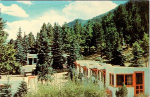 Green Mountain Falls, CO Colorado GREEN HILLS MOTEL & COTTAGES Roadside Postcard