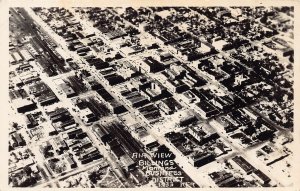 J78/ Billings Montana RPPC Postcard c40s Birdseye View Stores Home  154