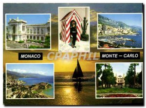 Modern Postcard Monaco Monte Carlo