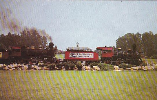 The Genaral and The General II Trains Stone Mountain Georgia