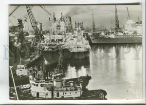 479365 East Germany GDR 1978 year ships in the port of Odessa Ukraine postcard