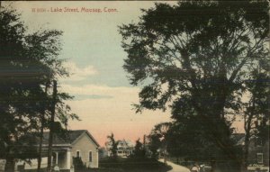 Moosup CT Lake St. c1910 Postcard