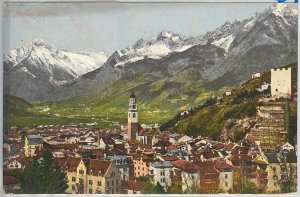 40733   CARTOLINA d'Epoca - BOLZANO - MERANO : PANORAMA 1908