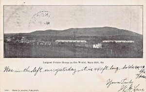 MARS HILL MAINE~LARGEST POTATO HOUSE IN THE WORLD~1906 AGRICULTURE POSTCARD