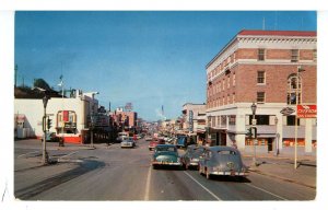WA - Port Angeles. Business District Street Scene ca 1950