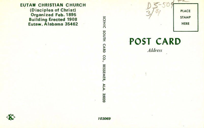 AL - Eutaw. Eutaw Christian Church