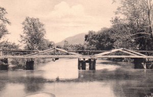 Easthampton MA Fort Hill Street Bridge Postcard Massachusetts