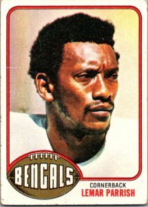 1976 Topps Football Card Lemar Parrish Cincinnati Bengals sk4282