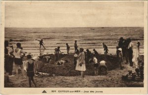 CPA CAYEUX-sur-MER Jeux des enfants (808212)