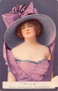 J76/ Advertising Postcard c1910 Hires Rootbeer Woman Pretty 145