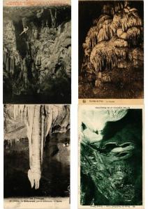 GROTTE CAVES Mostly FRANCE & BELGIUM 900 Cartes Postales Pre-1940