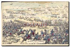 Old Postcard Army Battle of Flanders