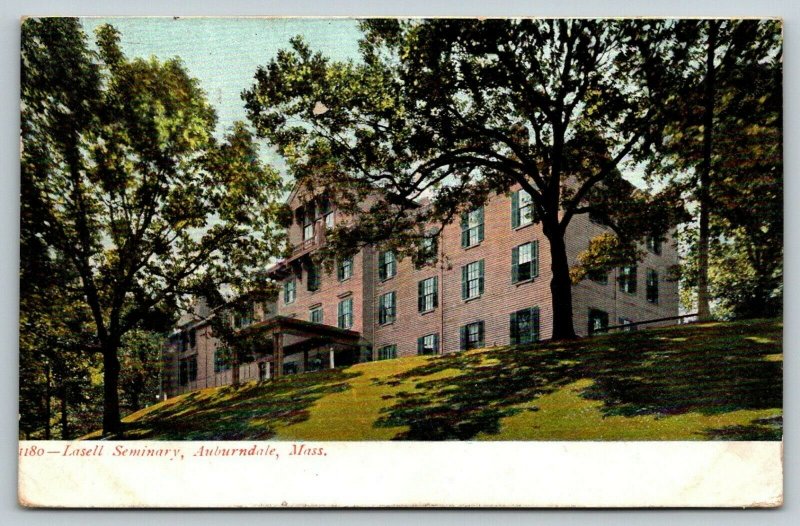 Auburndale Massachusetts~Lasell Female Seminary~Finishing School~College~1906 PC 