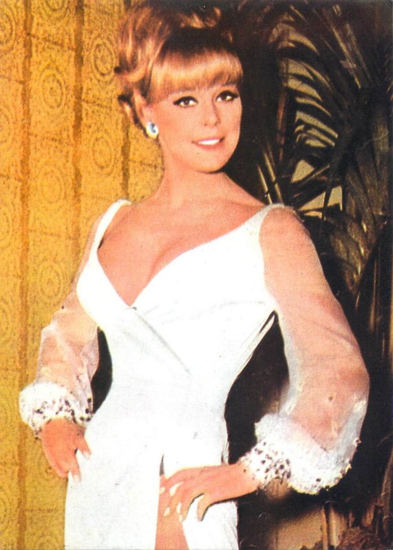 German actress Elke Sommer postcard 