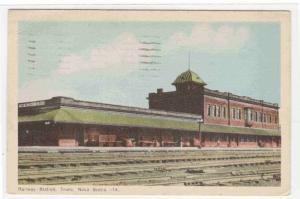 Railway Station Truro Nova Scotia Canada 1951 postcard