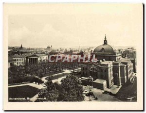 Postcard Modern Universitetet Nationalteatret
