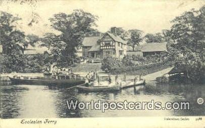 Eccleston Ferry UK, England, Great Britain 1907 