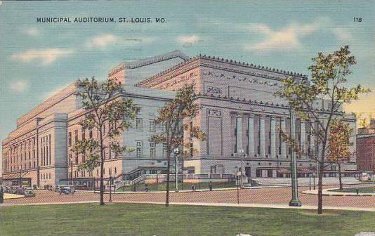 Missouri Saint Louis Municipal Auditorium 1938