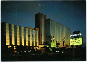 VINTAGE POSTCARD CONTINENTAL SIZE DESERT INN HOTEL LAS VEGAS STRIP (PINHOLE)