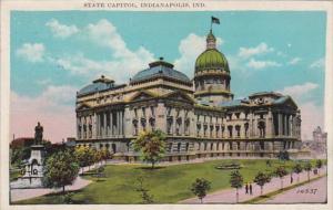 Indiana Indianapolis State Capitol Building 1928