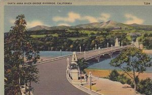 California Riverside The Santa Anna River Bridge