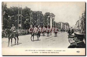 Old Postcard Militaria The celebrations of victory in Paris 14 July 1919 para...