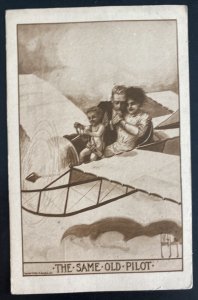 Mint USA Picture Postcard Early aviation The Same Old Pilot
