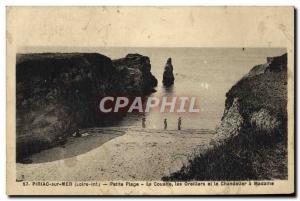 Old Postcard Piriac Sur Mer Little Beach The Quilt orelliers and the Chandeli...