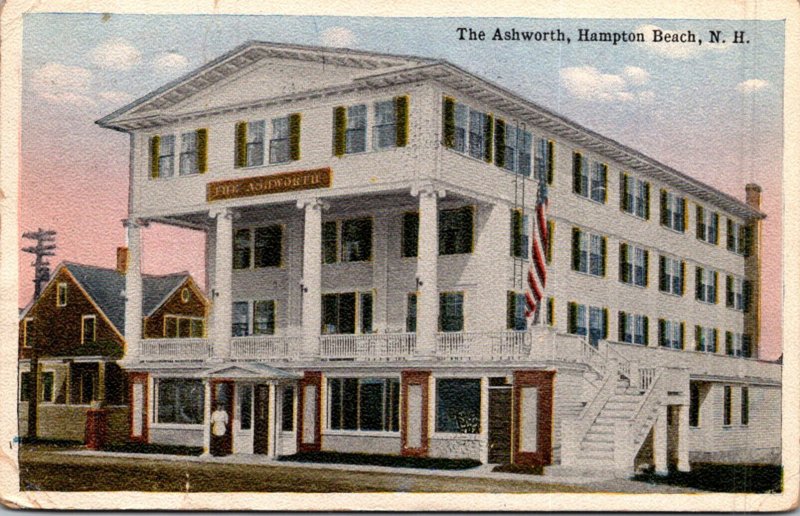 New Hampshire Hampton Beach The Ashworth 1914