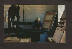 NY Farmer's Museum Farming Farms Printing Office Cooperstown New York Po...