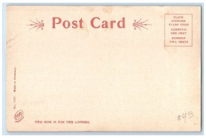 c1905 Bird's Eye View Of Norwich Connecticut And Shetucket River Postcard