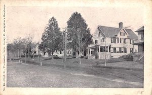 Thomaston Connecticut High Street Residential View Vintage Postcard AA81746