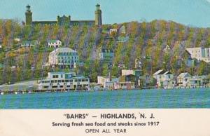 New Jersey Highlands Bahrs Restaurant 1975