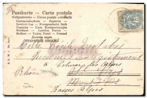 Old Postcard Fun Children Baby Moon