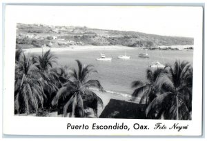 1975 Puerto Escondido Oaxaca Mexico Neyui Photo RPPC Photo Postcard