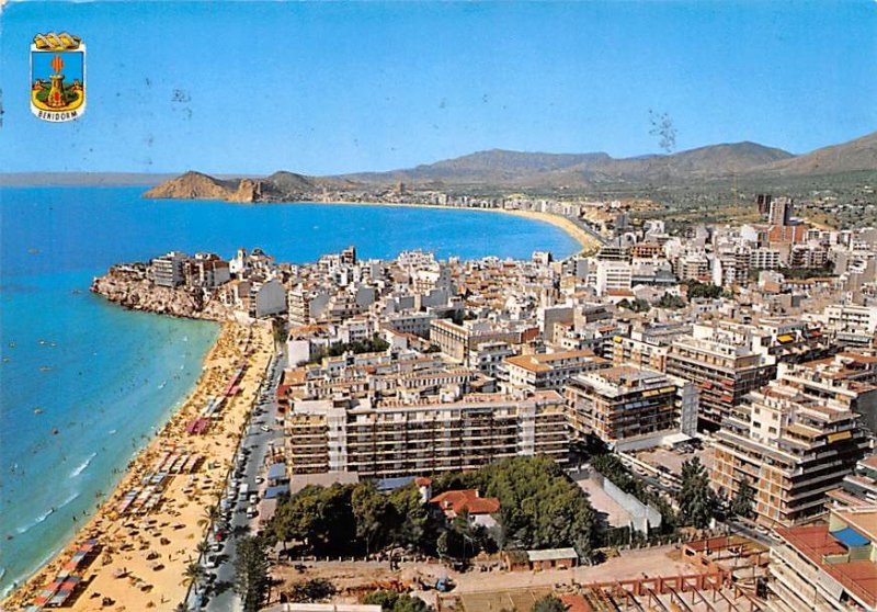 Vista Panoramica Benidorm Spain 1973 