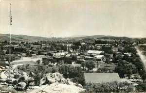 Birdseye View Prescott Arizona Flag #C-288 1940s RPPC Photo Postcard 7163