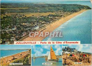 Modern Postcard Jullouville (Manche) Pearl of the Emerald coast