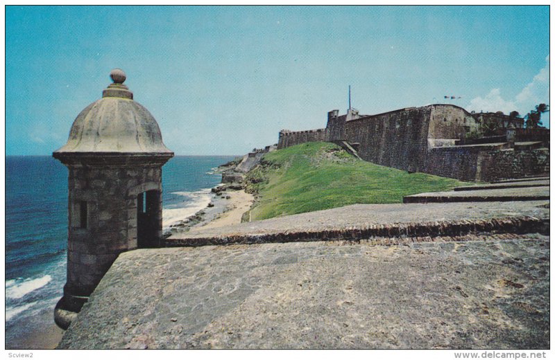Sentry box located near Main Entrance to Fort San Cristobal,  San Juan,  Puer...