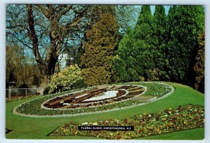 Floral Clock CHRISTCHURCH New Zealand 4x6 Postcard