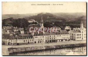 Old Postcard Chateaulin Qual Nantes